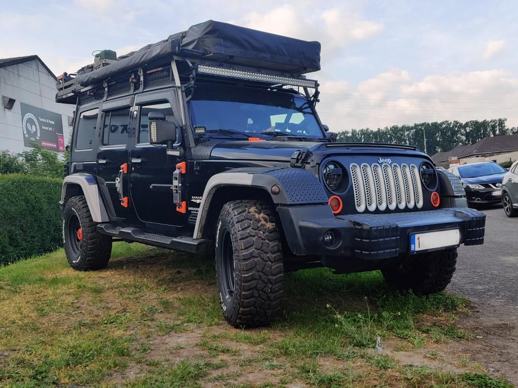 Jeep JK Wrangler Sahara année 2008. Vente intégrale bivouac., Cuir, Achat, 5 portes, Particulier