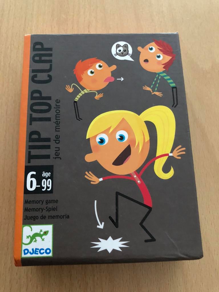 Spel: Tip Top Clap - Djeco - 6-99 jaar oud - Nieuw in doos, Ophalen, Nieuw