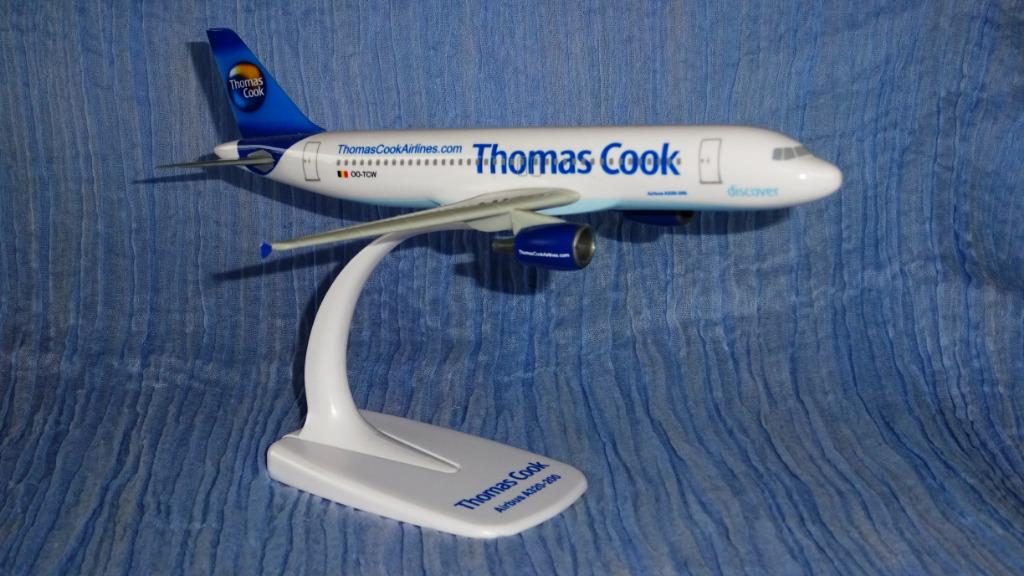 Airbus Thomas Cook A320-200 1/200, Collections, Aviation, Comme neuf, Modèle réduit, Envoi