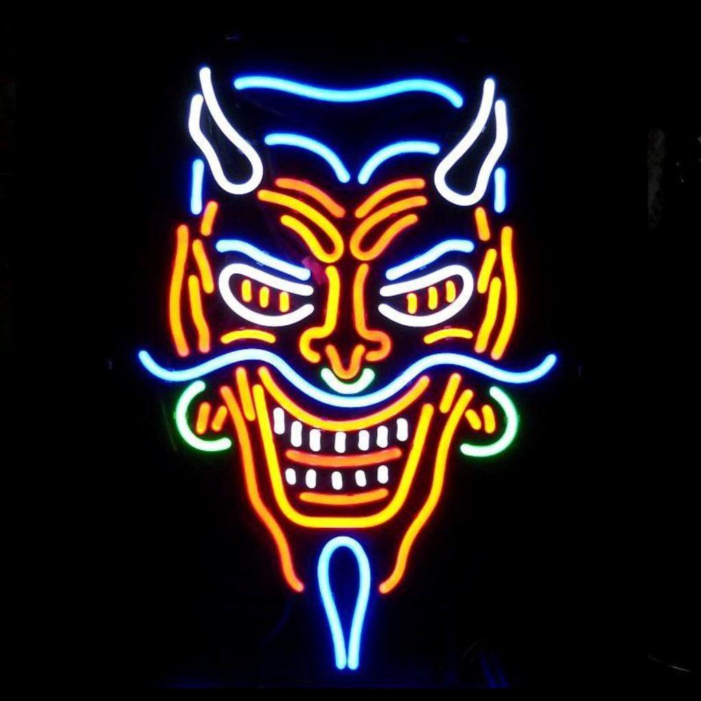 Duivel / devil neon licht reclame USA decoratie verlichting, Enlèvement ou Envoi, Neuf, Table lumineuse ou lampe (néon)