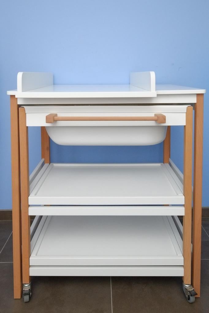 QUAX Verzorgingstafel met badje Nieuw 400€, Kinderen en Baby's, Badjes en Verzorging, Ophalen, Zo goed als nieuw, Overige typen