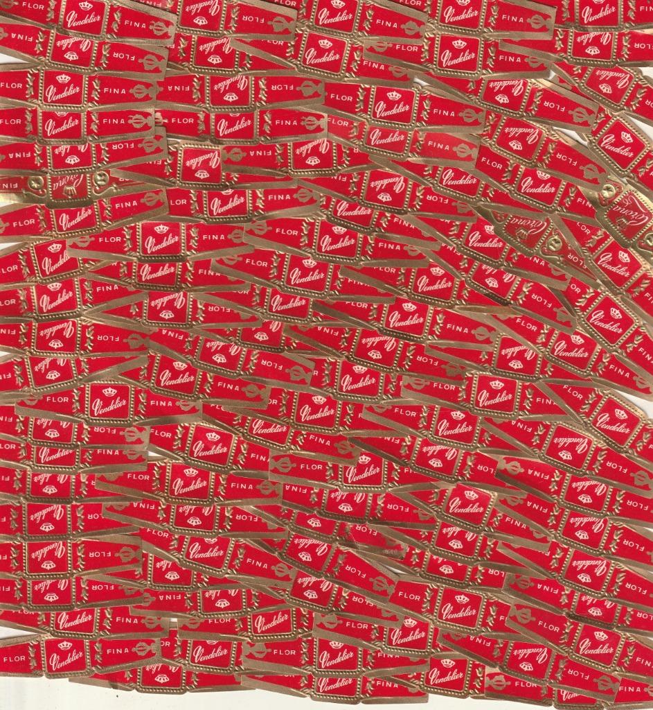 lot de 100 pièces d'anciens bracelets à cigares Vengelier, v, Envoi, Comme neuf, Bagues de cigare