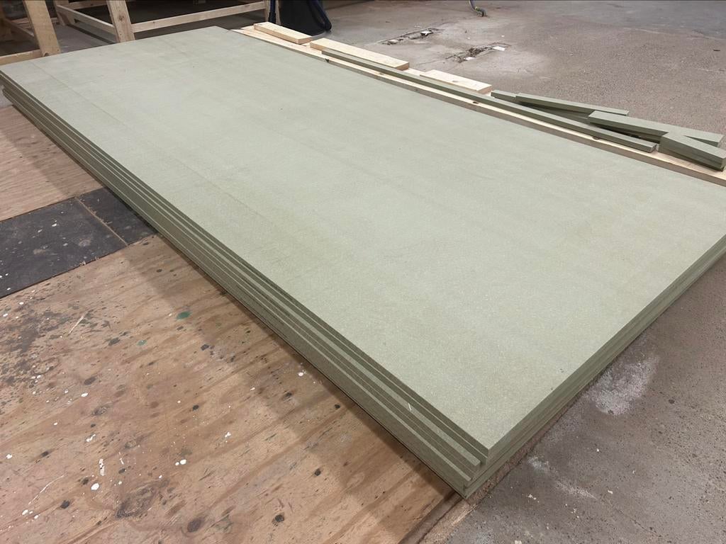 Panneau MDF hydrofuge 3050 x 1220 x 18 mm, Bricolage & Construction, Plaques & Panneaux, Enlèvement, Neuf, Bois