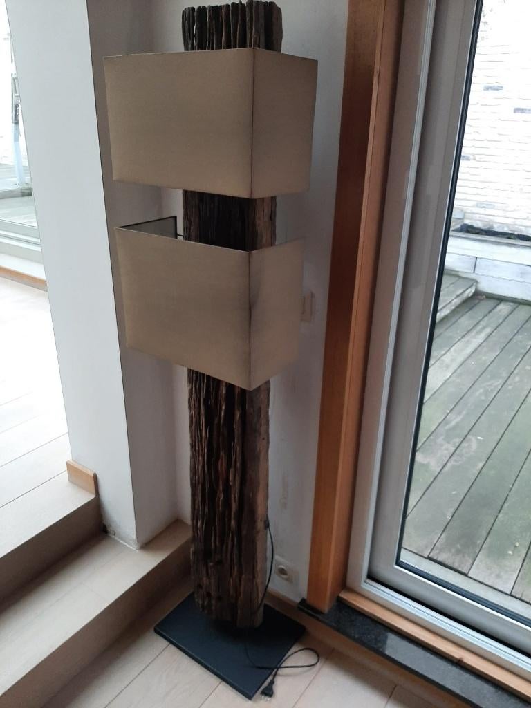 Staande lamp, Huis en Inrichting, Ophalen, Overige materialen, Gebruikt, Landelijk
