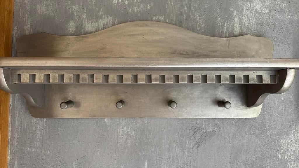 Houten kleerhanger / kapstok landelijk, Huis en Inrichting, Ophalen, Gebruikt, Wandkapstok