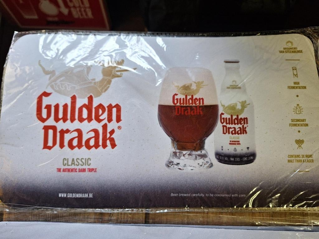 Verschillende barmatten Gulden draak, Collections, Enlèvement, Comme neuf