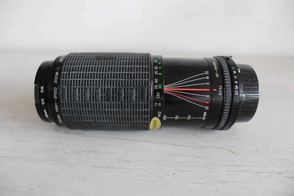 Sigma 80-200mm f3.5 High Speed Zoom Multi-gecoat objectief, Audio, Tv en Foto, Foto | Lenzen en Objectieven, Zo goed als nieuw