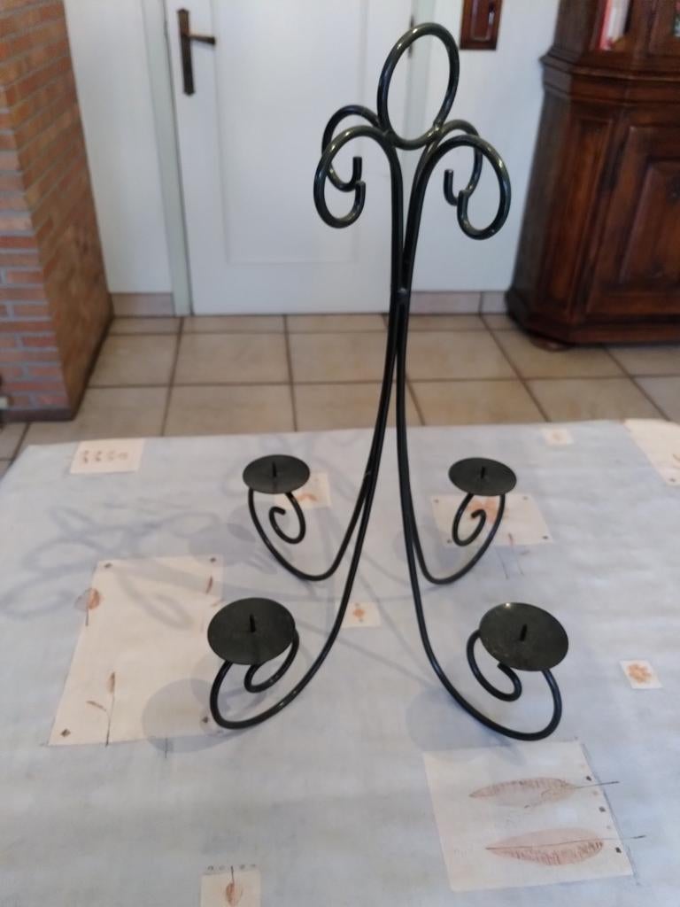 Grote kandelaar/luster - donkergroen, Ophalen of Verzenden, Nieuw, Kandelaar