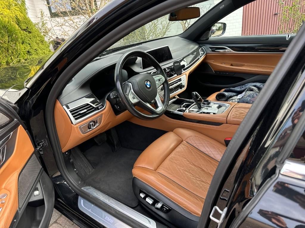 BMW 7-serie 745e xDrive 2021 hybride, Auto's, BMW, Automaat, 4 deurs, Leder, Bruin