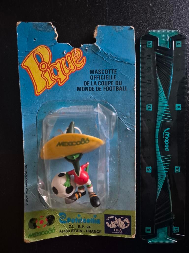 Pique mascotte FIFA Mexico 86, Verzamelen, Ophalen of Verzenden, Zo goed als nieuw, Beeldje of Poppetje