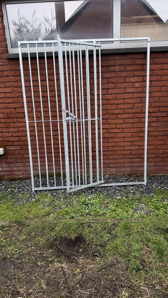 Gegalvaniseerde hek voor hondenren, Ophalen, Hondenkennel, 110 cm of meer, 100 cm of meer