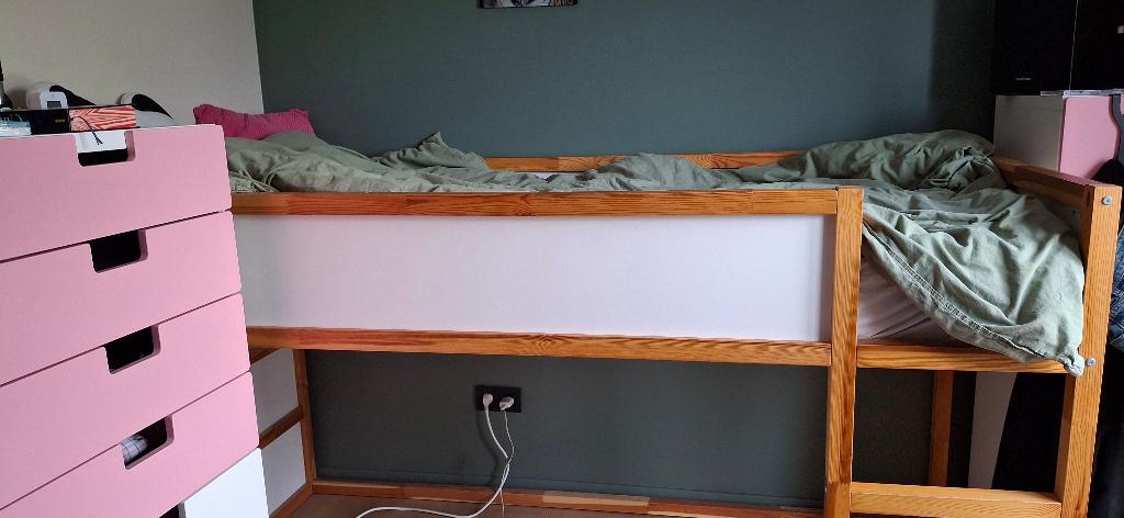 Lit ikea - enfant, Maison & Meubles, Chambre à coucher | Lits, 90 cm, Une personne, Enlèvement, Utilisé