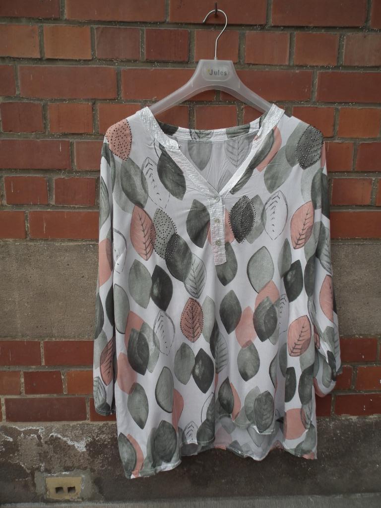 Blouse voor dames (Paprika) maat 4. Witte kleur + patronen, Verzenden, Wit, Maat 46/48 (XL) of groter, Zo goed als nieuw