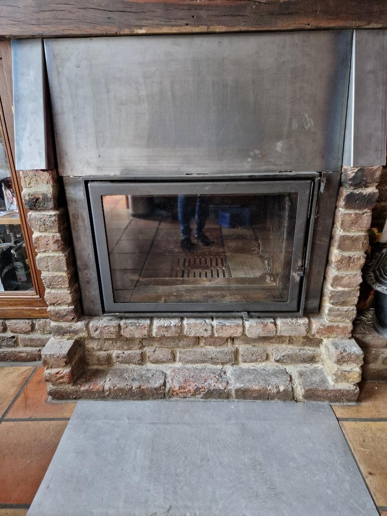 FOYER  A  BOIS   HYDRO, Maison & Meubles, Poêles, Encastré, Enlèvement, Utilisé, Bois