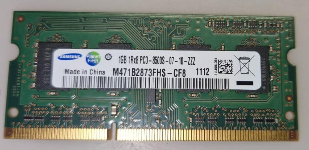 samsung 1gb 1Rx8 pc3-85000s-07-10-zzz, Ophalen, Gebruikt