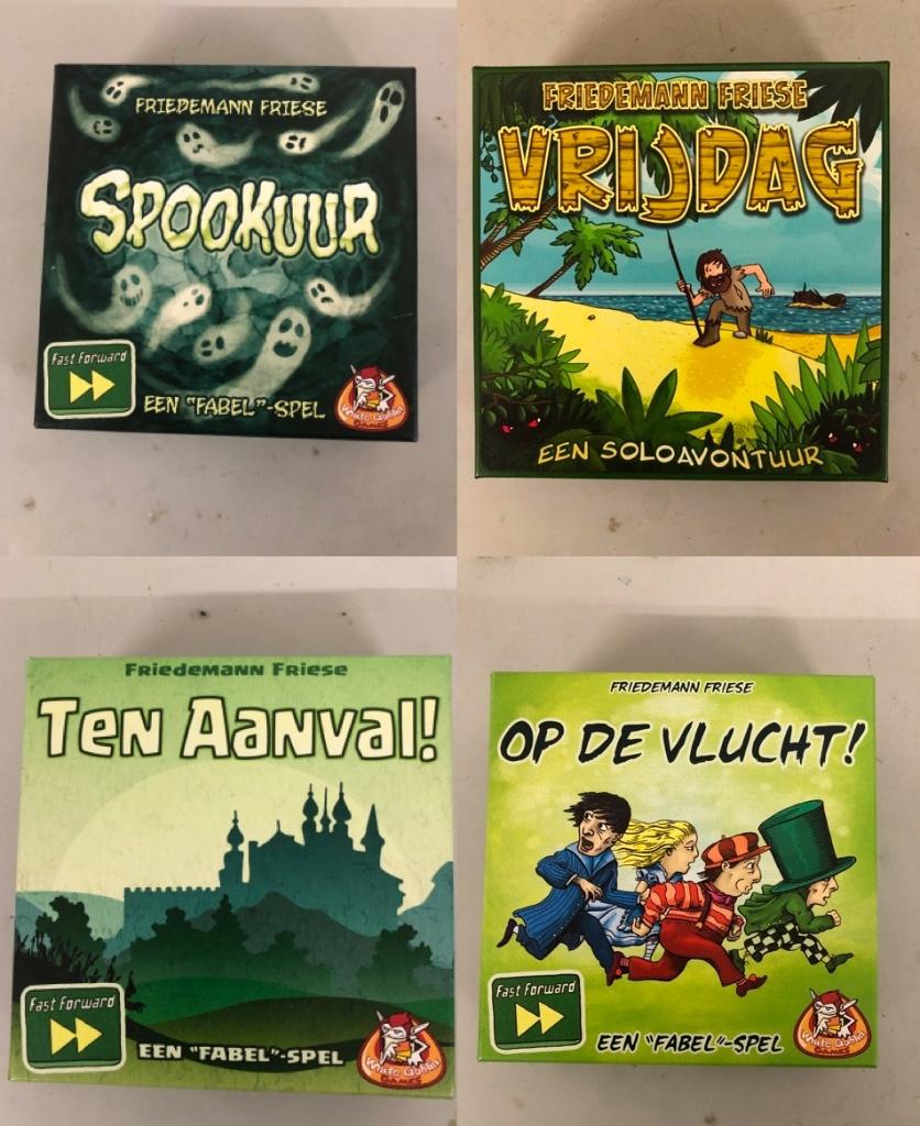 4 jeux solitaire de Friedemann Friese, Enlèvement