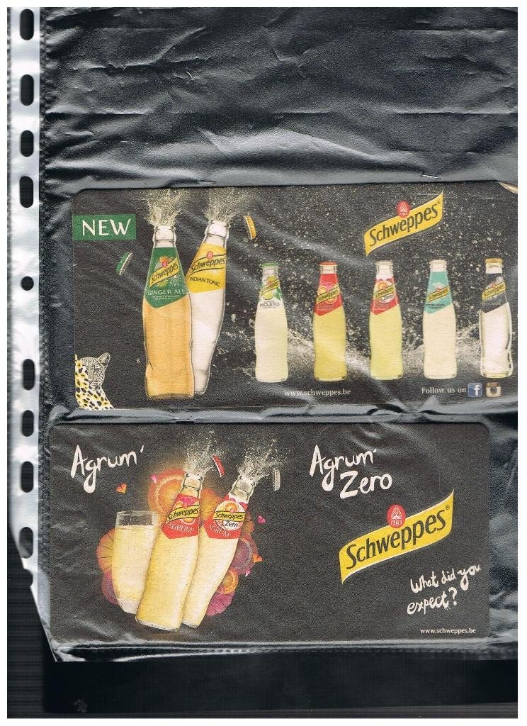 FEUTRE SCHWEPPES, Collections, Envoi, Neuf, Sous-bock