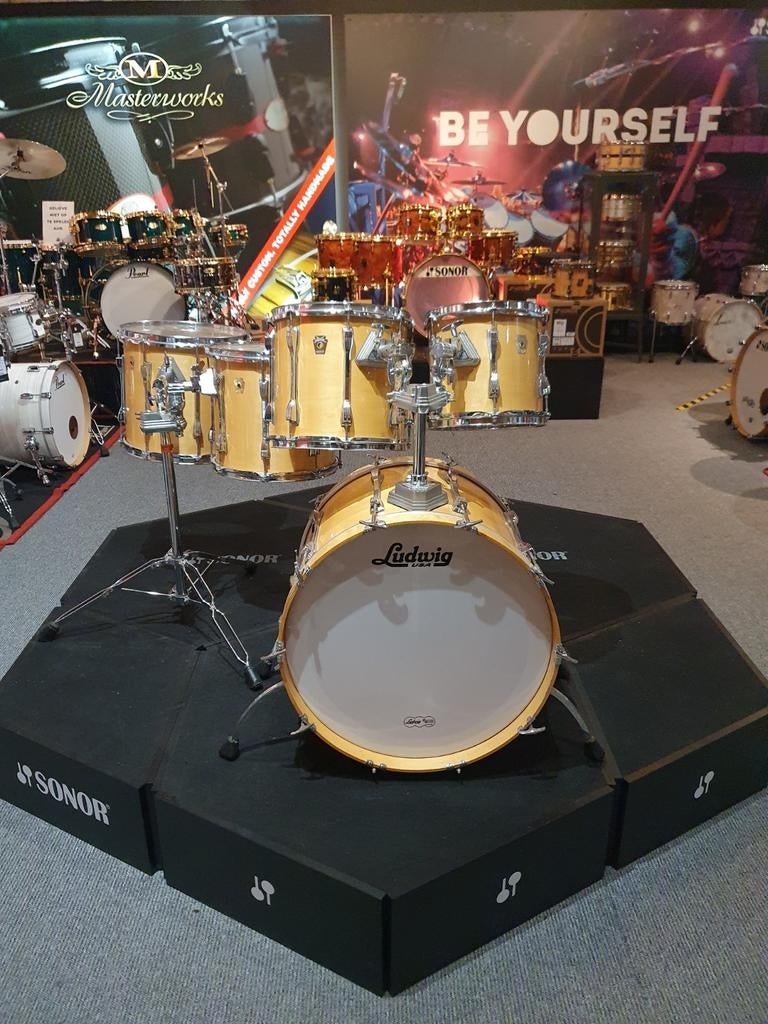 Ludwig USA 80's Super classic: natural Lacquer., Muziek en Instrumenten, Ophalen of Verzenden, Gebruikt, Ludwig