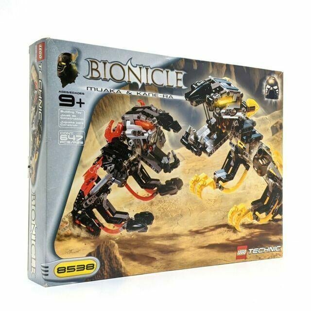 LEGO Bionicle Muaka & Kane-Ra 8538, Ophalen, Zo goed als nieuw, Lego