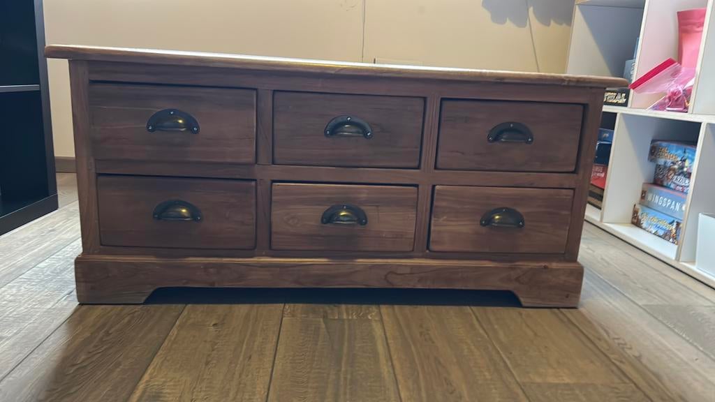 Salonmeubel in teak, Ophalen, Gebruikt