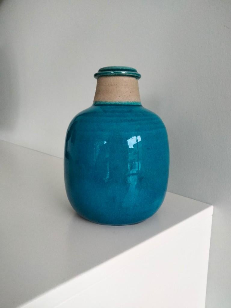 Vintage studio keramiek Denmark Kahler Keramik vaas, Verzamelen, Ophalen of Verzenden, Huis en Inrichting