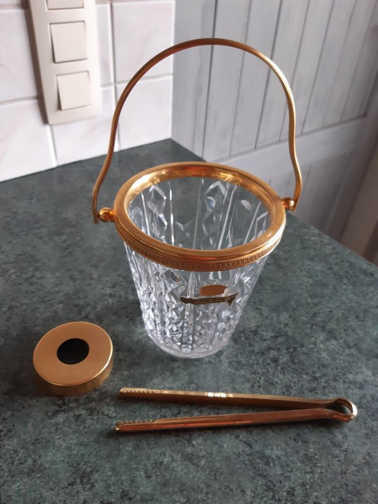 Val Saint lambert vergulde ijsemmer, Ophalen of Verzenden