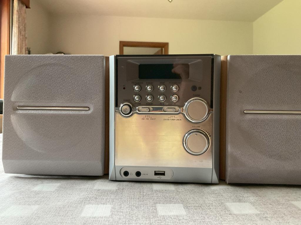 mini sterioketen/Mp 3 speler PRO LINE, TV, Hi-fi & Vidéo, Lecteurs Mp3 | Apple iPod, Utilisé, Argent, Avec radio, Enlèvement ou Envoi