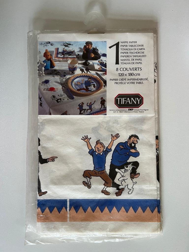 Nappe Tintin - Tifany 1993, Collections, Enlèvement ou Envoi, Tintin, Neuf, Ustensile