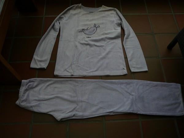 Mooie zachte pyama Woody 164, Enlèvement ou Envoi, Vêtements de nuit ou Sous-vêtements, Utilisé, Fille