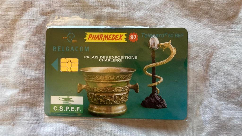 carte téléphone Belgacom Pharmedex 97, Envoi