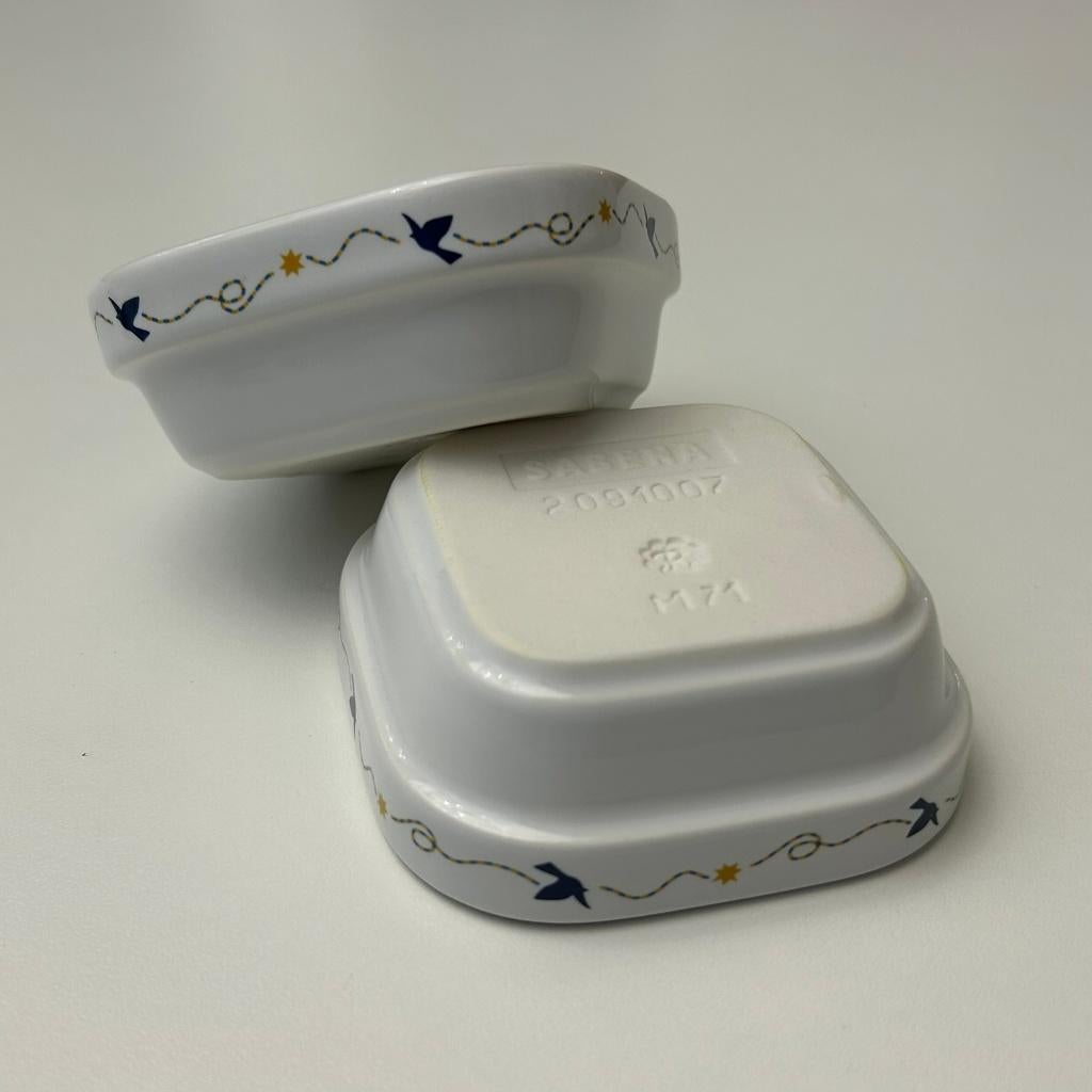 Sabena 2 bols René Magritte L'Oiseau de Ciel M71, Enlèvement ou Envoi, Neuf