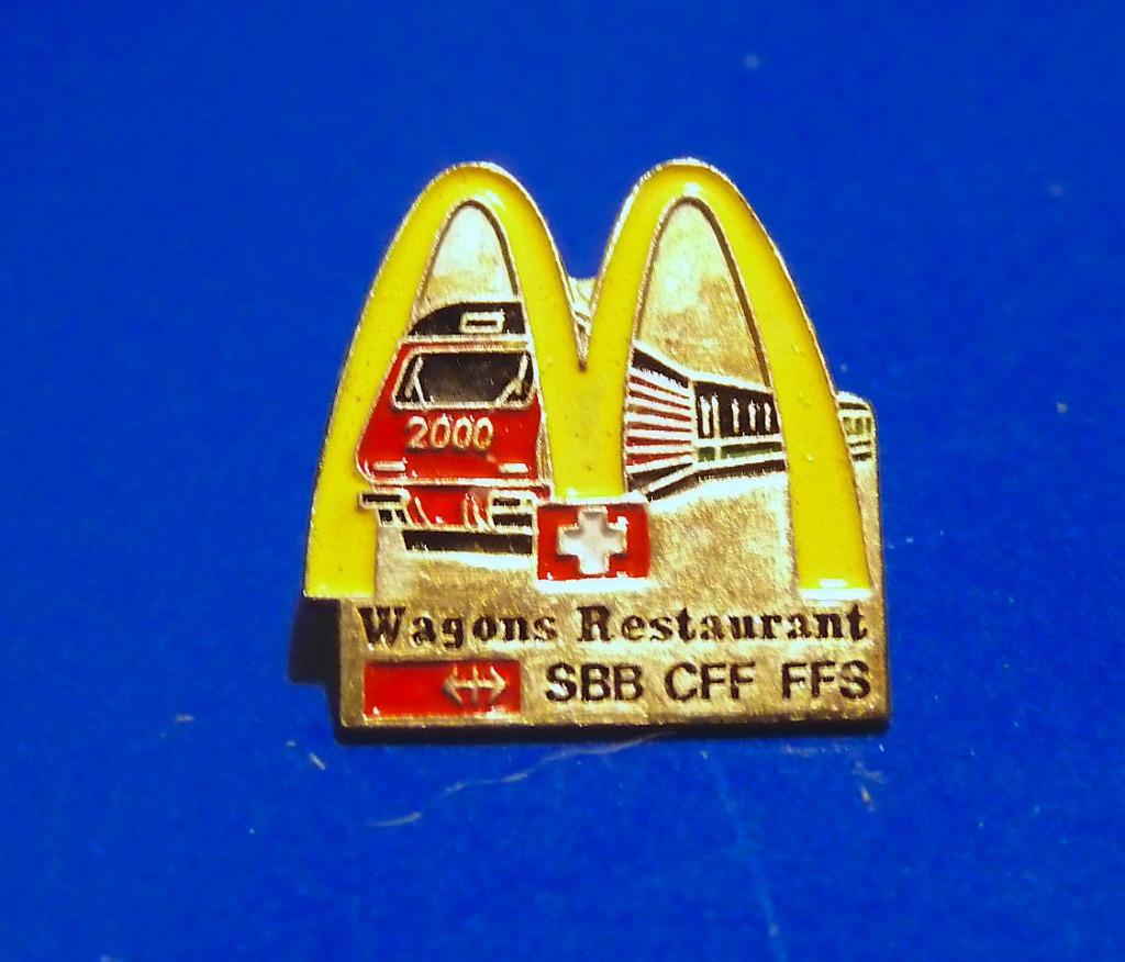 Wagons Restaurant  MacDonald's SBB - CFF - FFS, Collections, Enlèvement ou Envoi, Utilisé, Train, Carte ou Gravure