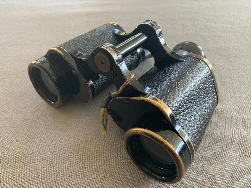 Verrekijker jumelles DOUANE BELGE - Carl Zeiss JENA WWII, Enlèvement ou Envoi, Utilisé, Autres types