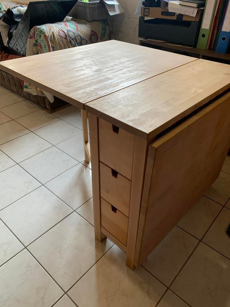 Table d'apoint, 100 à 150 cm, Comme neuf, Enlèvement, 50 à 100 cm