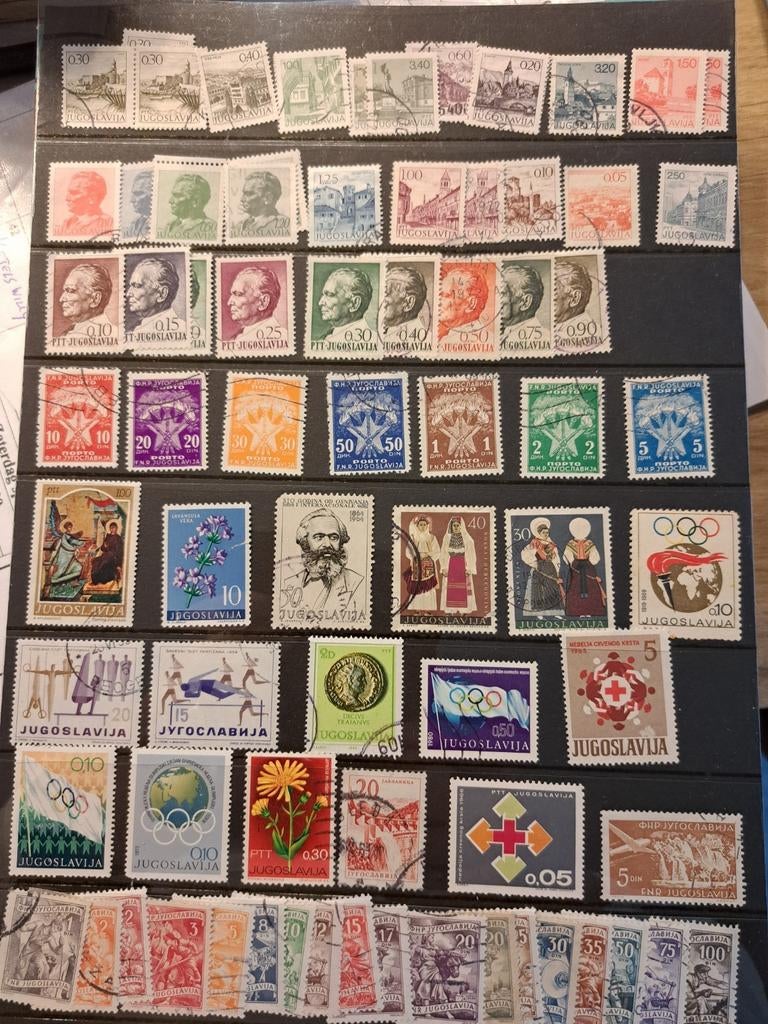 Lot postzegels Jugoslavie, Ophalen of Verzenden
