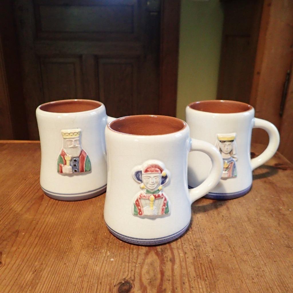 3 chopes à bière vintage | Pottery Sars La Buyière, Antiquités & Art, Enlèvement ou Envoi