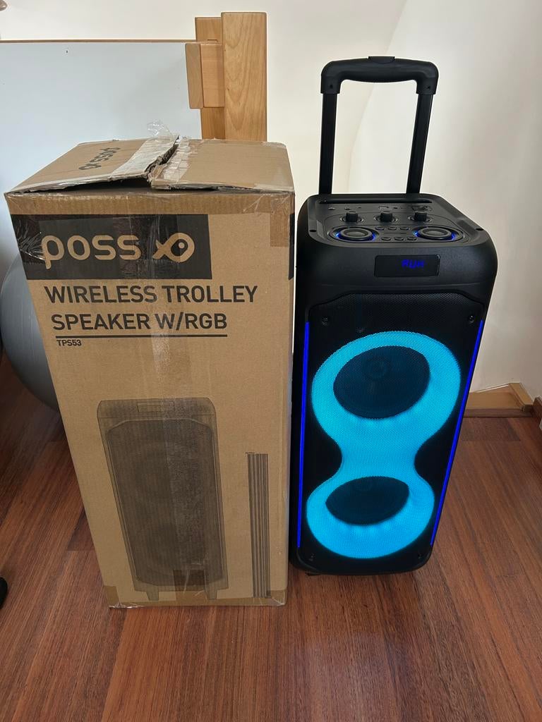 Enceinte portable bluetooth et LED, Enlèvement, Comme neuf