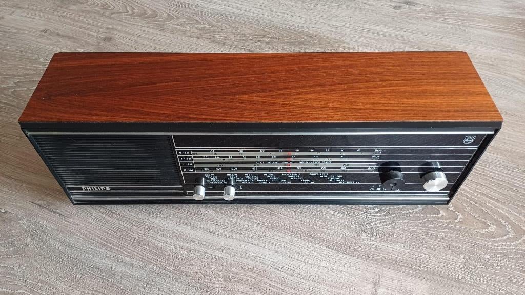 Radio vintage Philips FM-SW-LW-MW 22RB382, Enlèvement ou Envoi, Utilisé, Radio