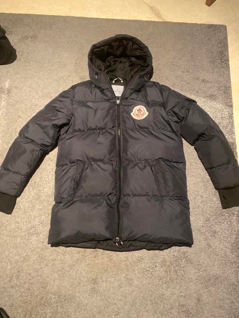 Veste Moncler L, Vêtements | Hommes, Vestes | Hiver, Enlèvement ou Envoi, Comme neuf, Taille 52/54 (L), Noir