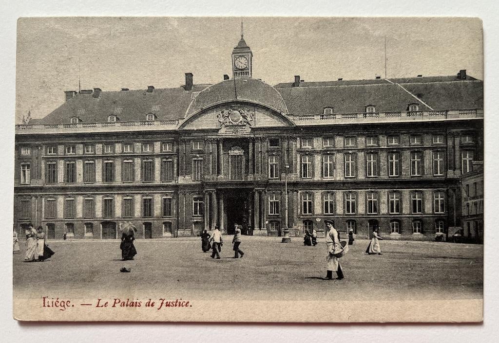 carte postale Liège Le Palais de Justice, Collections, Enlèvement ou Envoi