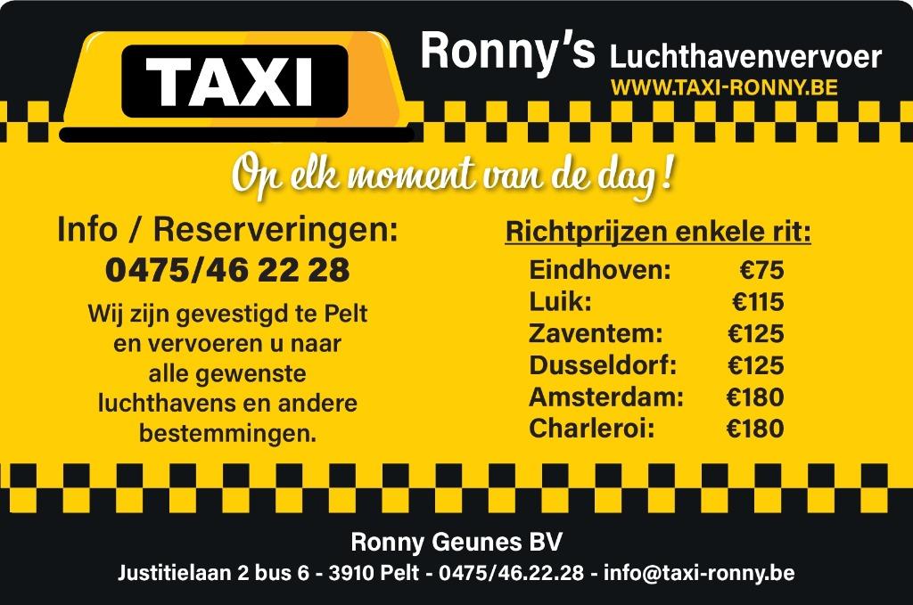 Ronny's Luchthaven taxi
