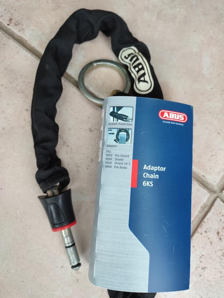 Abus insteekketting 85 cm dikke pin 10 mm, Ophalen of Verzenden, Zo goed als nieuw, Insteekslot