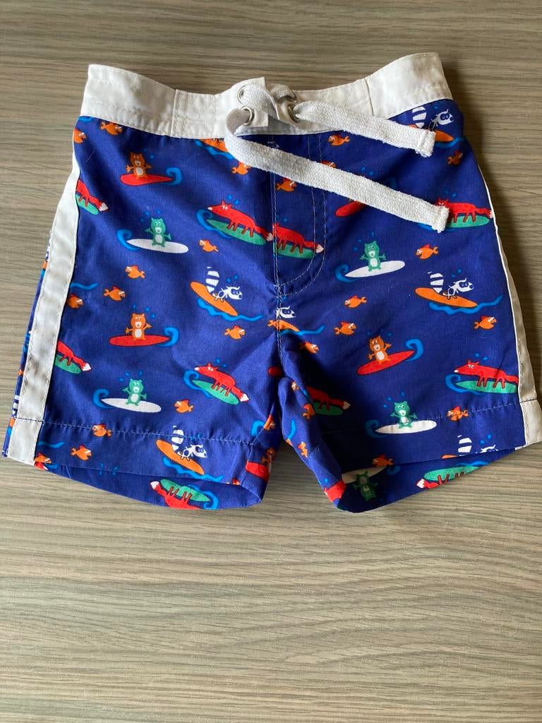 Zwembroek Hema - maat 74/80 - surfende dieren, Kinderen en Baby's, Babykleding | Maat 74, Overige typen, Ophalen of Verzenden