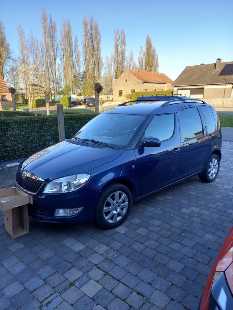 Skoda roomster tsi, Auto's, Voorwielaandrijving, Euro 5, 63 kW, Blauw