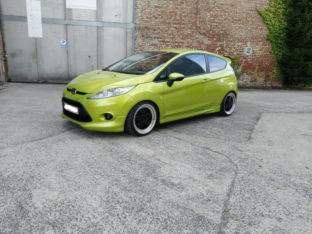 Ford fiesta mk7 Zetec, Voorwielaandrijving, 4 zetels, Stof, Zwart