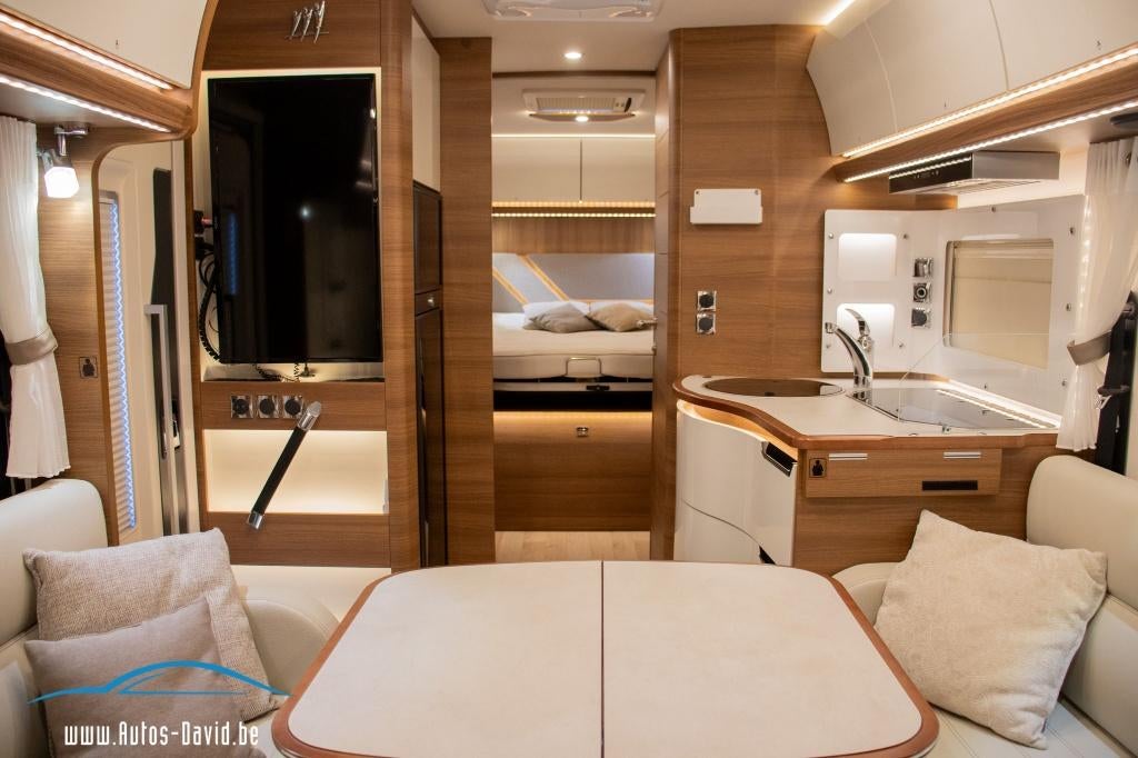 Rapido M96 Mercedes-Benz Camper Aut. 4 Slaappl. 1 EIGENAAR, Vloeistofverwarming, 7 tot 8 meter, Bedrijf, Diesel