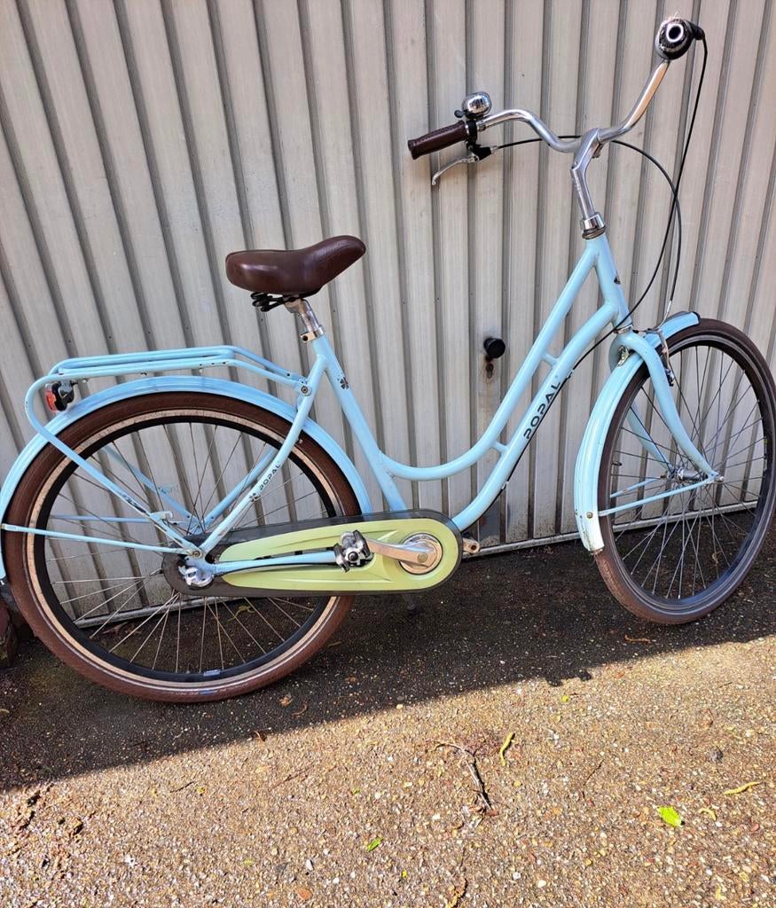 🟦’POPAL’ Damesfiets 28Inch+7SPEED+Framemaat 45Cm-/Blauw🟦, Fietsen en Brommers, Ophalen, Versnellingen