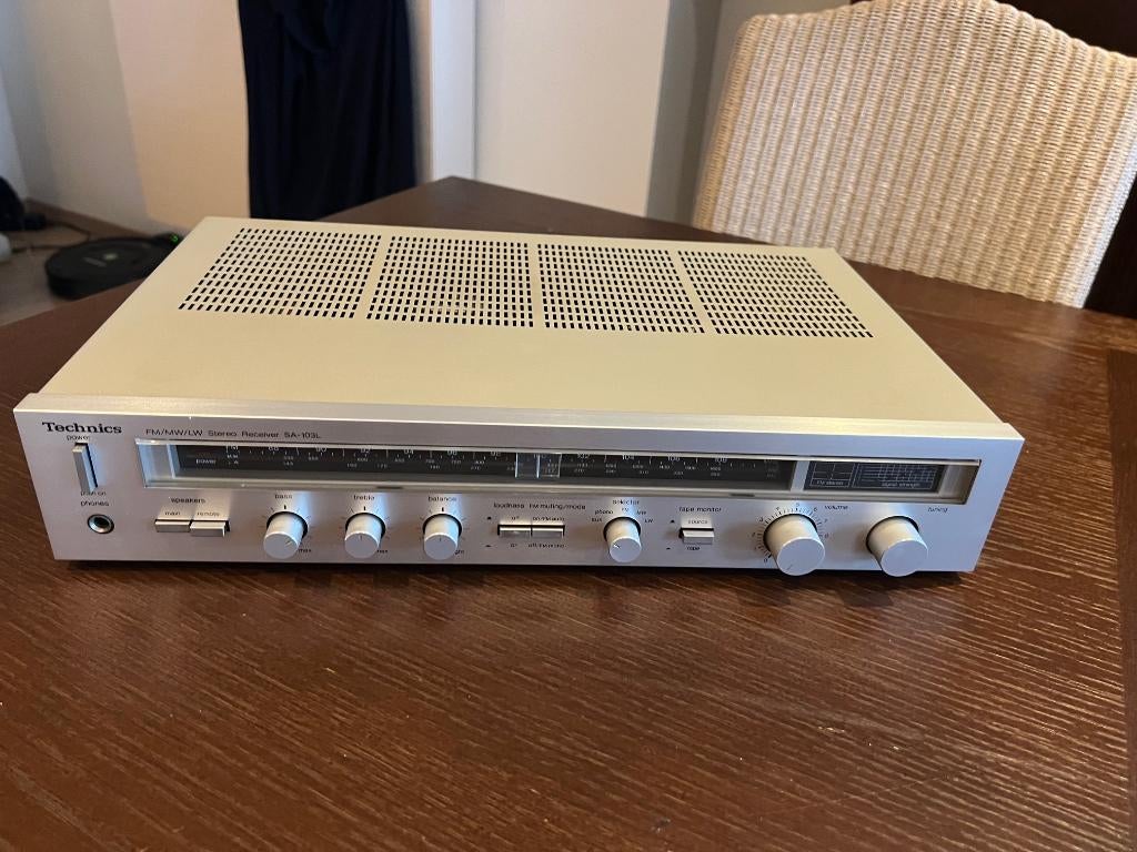 Technics SA-103L receiver, Audio, Tv en Foto, Versterkers en Ontvangers, Gebruikt, Stereo, Minder dan 60 watt, Ophalen