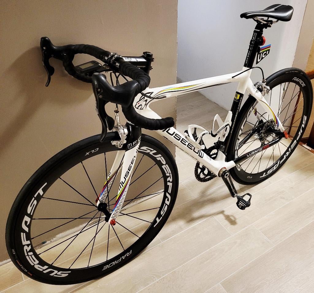 Vélo course carbone, Vélos & Vélomoteurs, Vélos | Vélos de course, Autres marques, Comme neuf, Enlèvement, 53 à 57 cm