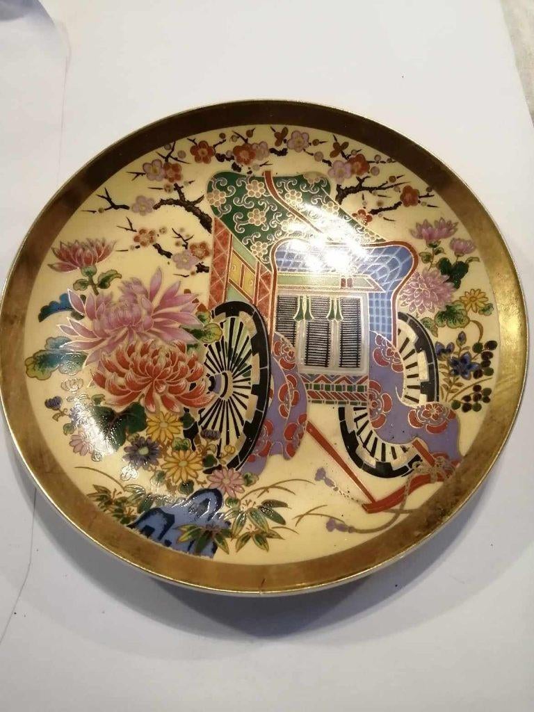 assiette en porcelaine motif asiatique, Antiek en Kunst, Antiek | Porselein, Ophalen